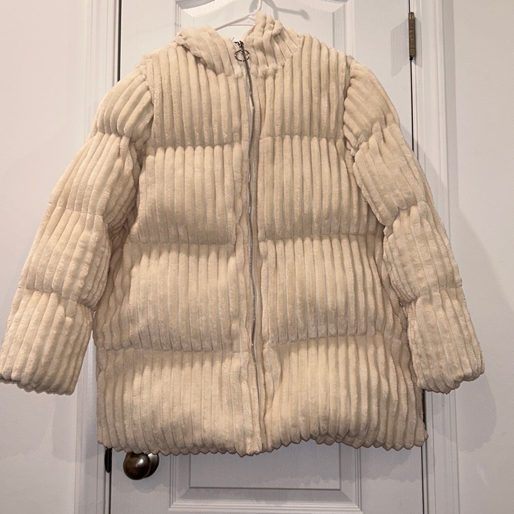 SHEIN Women’s Beige Coat, Size Large